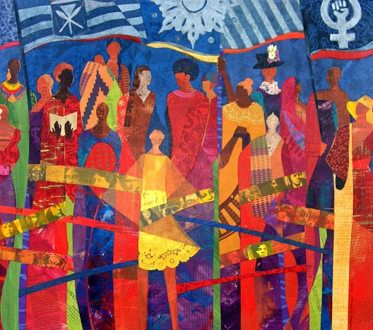 Detail of Collage, by Ekua Holmes 