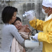 radiation check, March 2011, Japan 