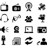 media icons