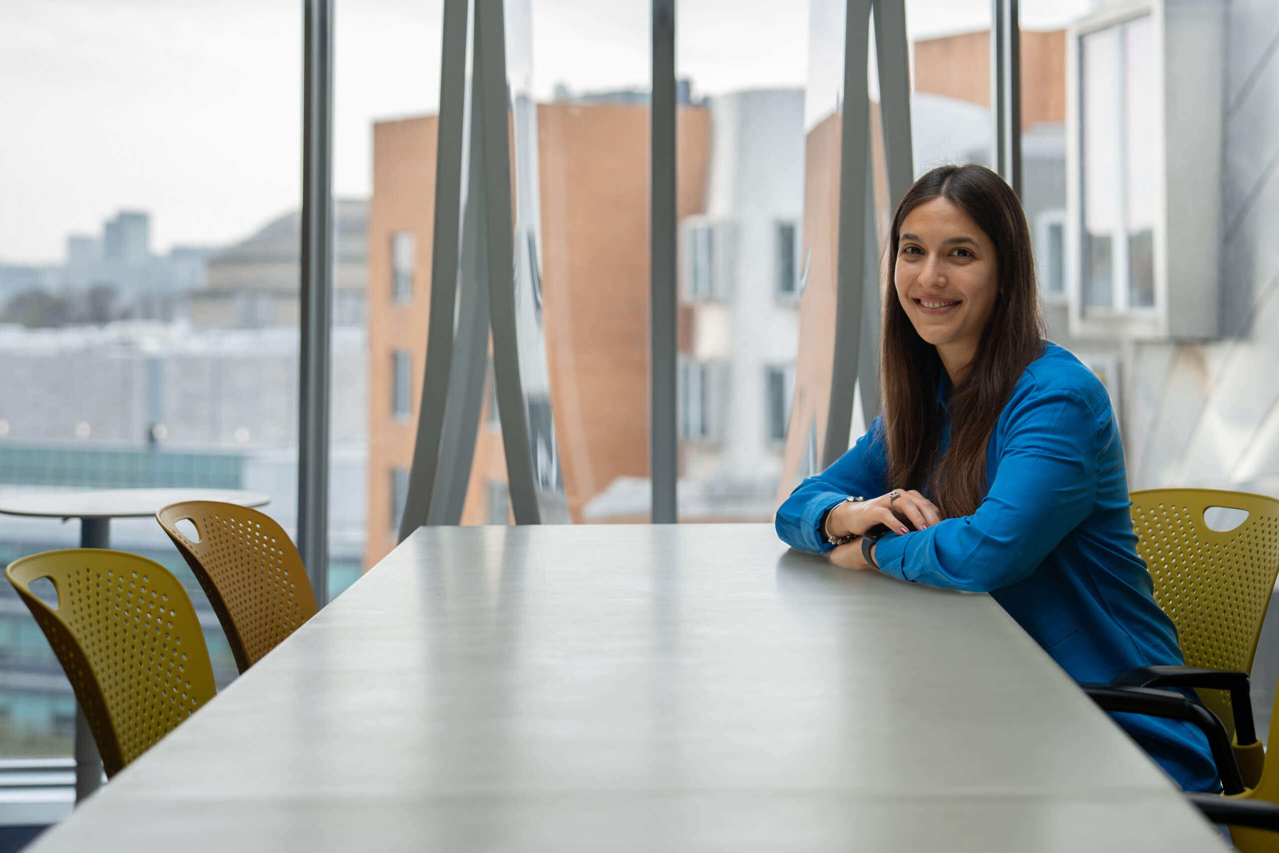 Philosophy doctoral student Sonia Pavel