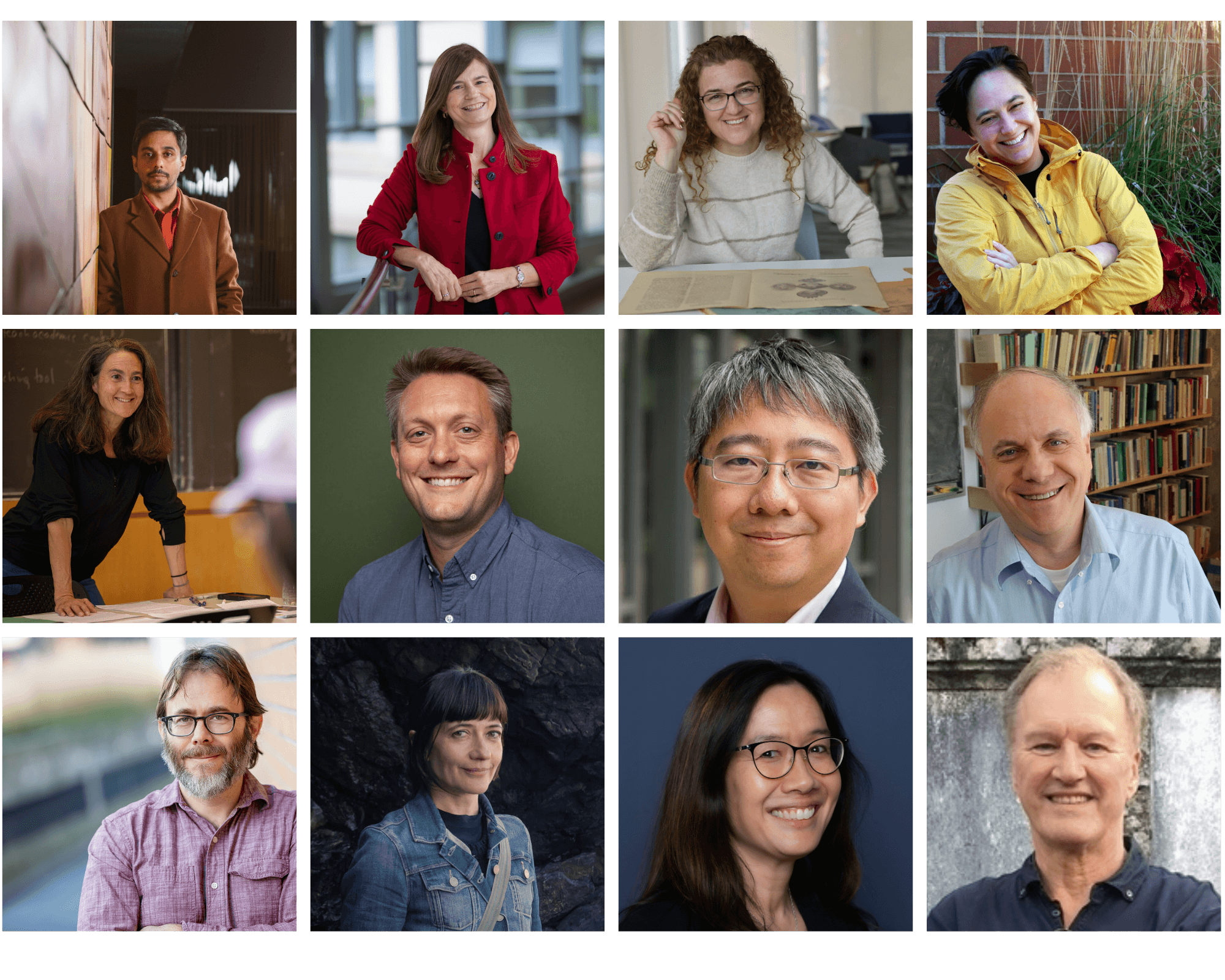 (Top row, from left) Dwaipayan Banerjee, Andrea Campbell, Lerna Ekmekcioglu , Caley Horan (second row, from left) Jennifer Light, Benjamin Mangrum, Hiromu Nagahara, David Pesetsky, (bottom row, from left) Bradford Skow, Bettina Stoetzer, Patricia Tang, Stephen Tapscott