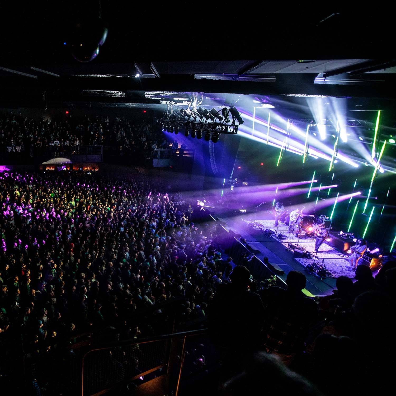 An image of a concert venue in Boston Massachusetts